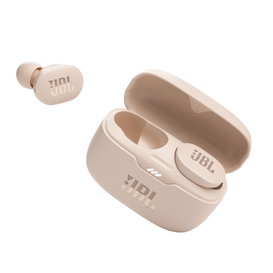 JBL Tune 130NC TWS - Sand - True wireless Noise Cancelling earbuds - Detailshot 6